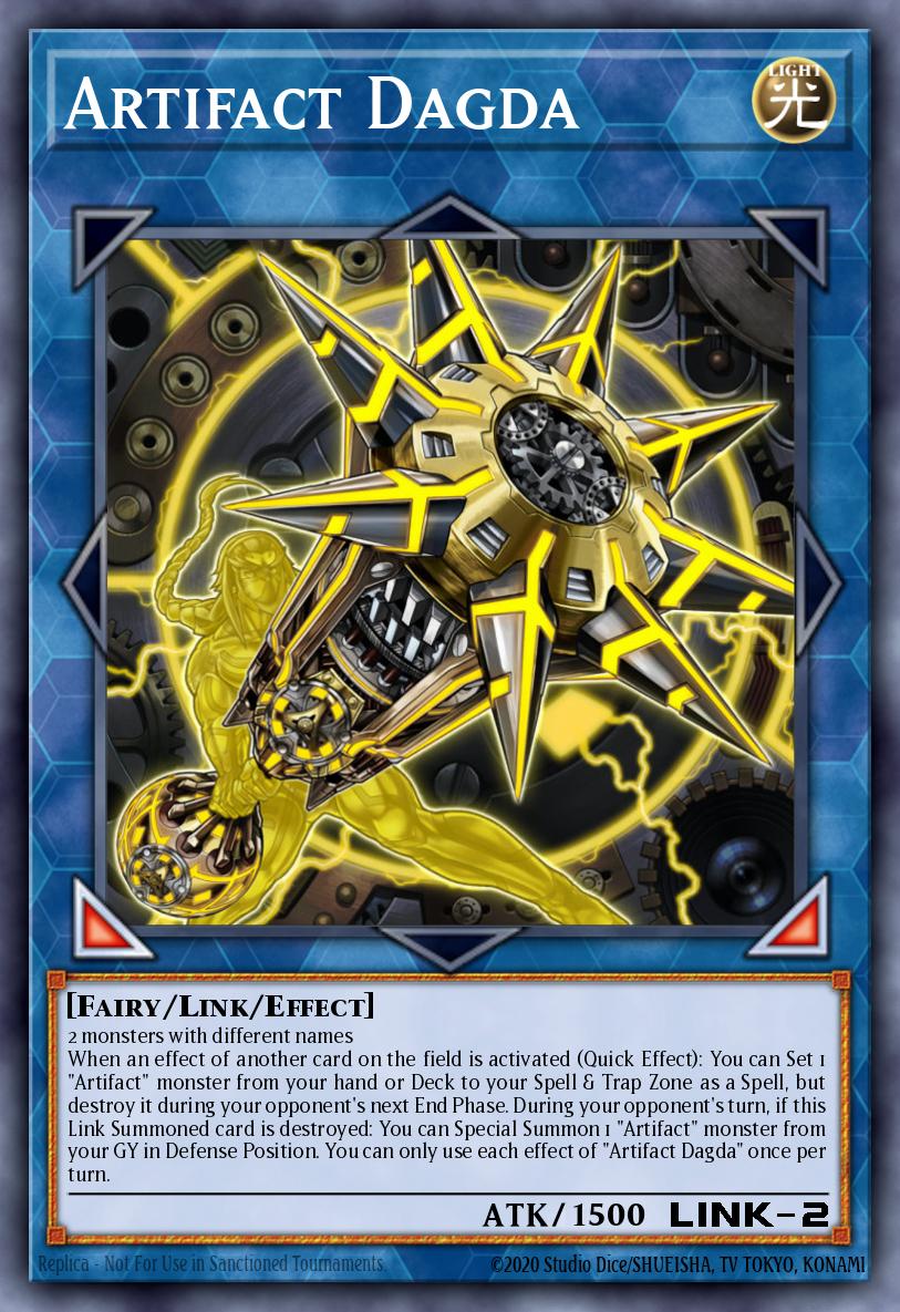 Artifact Dagda Yu-Gi-Oh card
