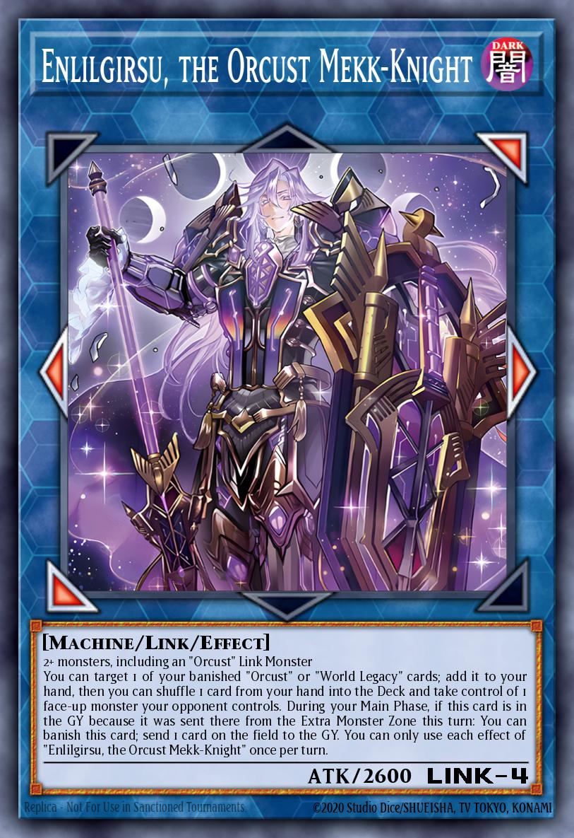 Enlilgirsu, the Orcust Mekk-Knight Yu-Gi-Oh card