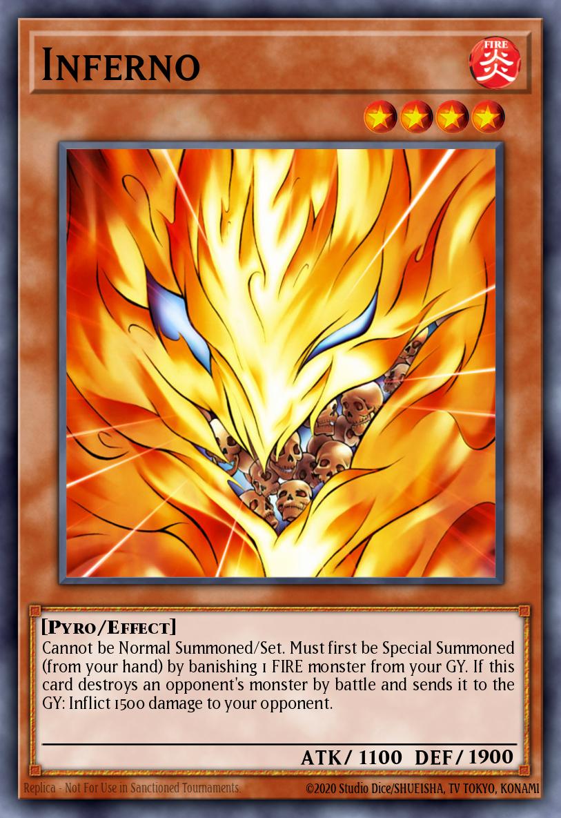 Inferno Yu-Gi-Oh card