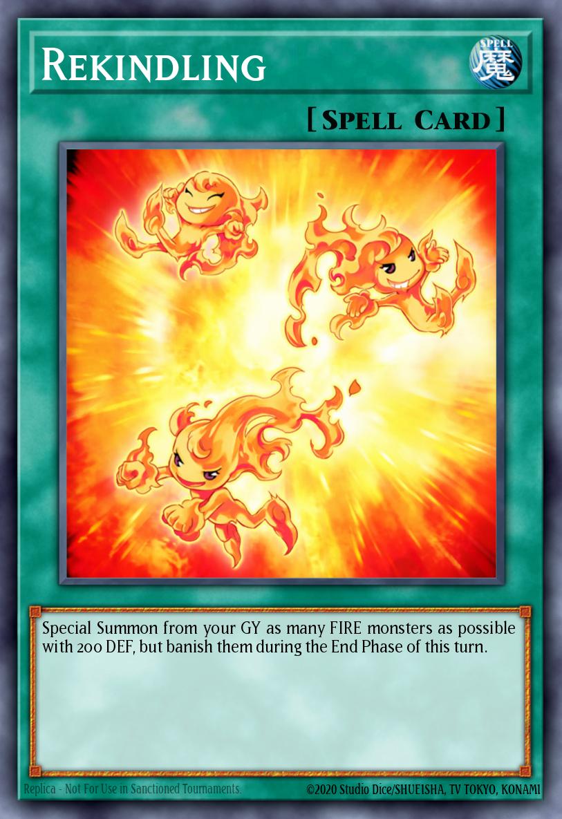 Rekindling Yu-Gi-Oh card