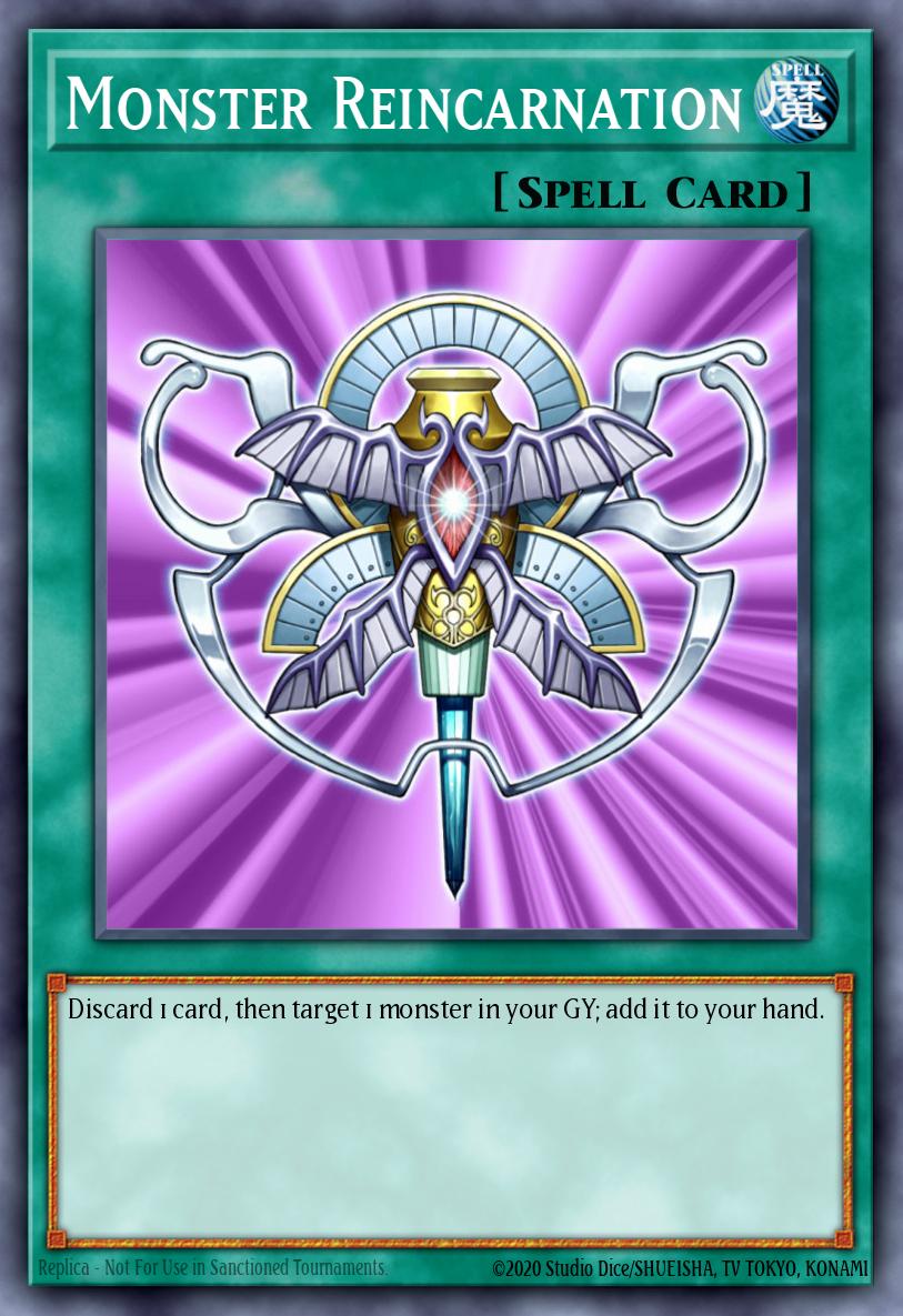 Monster Reincarnation Yu-Gi-Oh card
