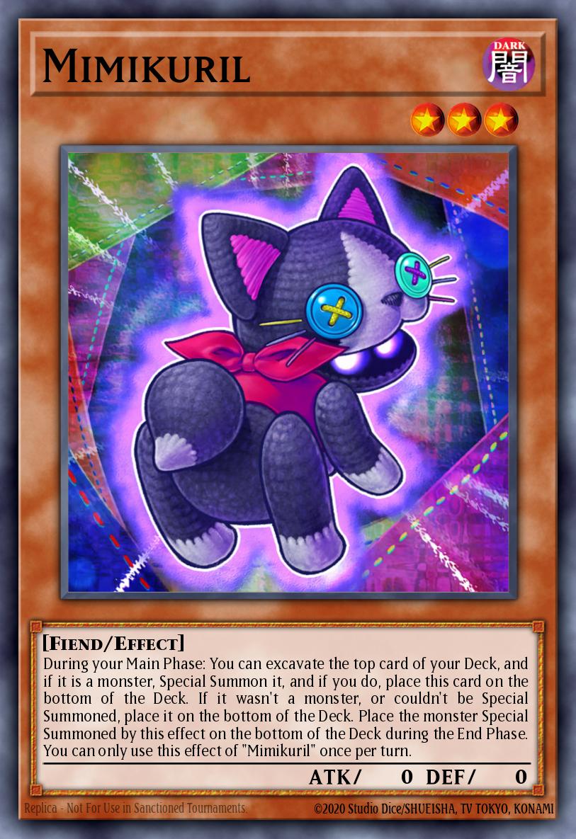 Mimikuril Yu-Gi-Oh card