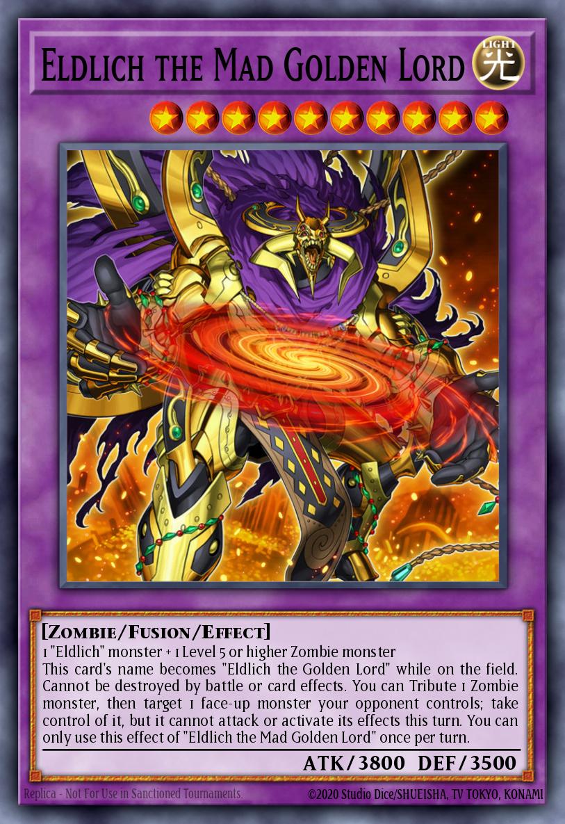 Eldlich the Mad Golden Lord Yu-Gi-Oh card