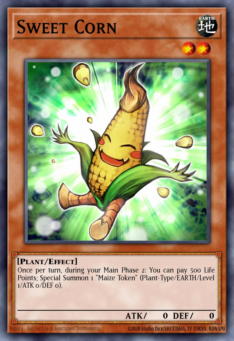 Sweet Corn Yu-Gi-Oh card