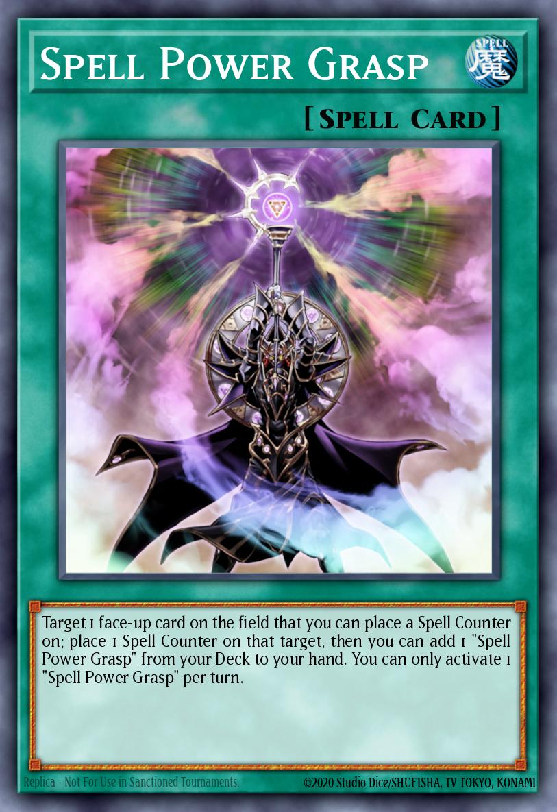 Spell Power Grasp Yu-Gi-Oh card