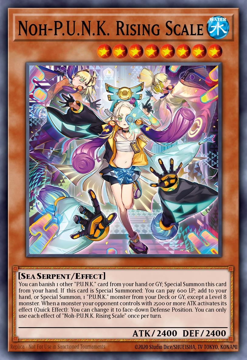 Noh-P.U.N.K. Rising Scale Yu-Gi-Oh card