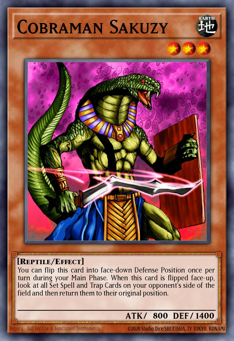 Cobraman Sakuzy Yu-Gi-Oh card
