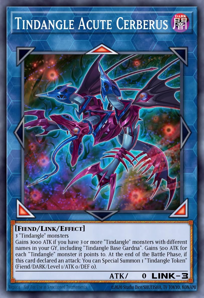 Tindangle Acute Cerberus Yu-Gi-Oh card