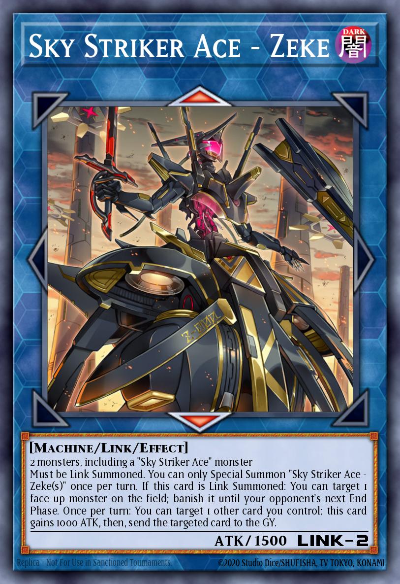 Sky Striker Ace - Zeke Yu-Gi-Oh card