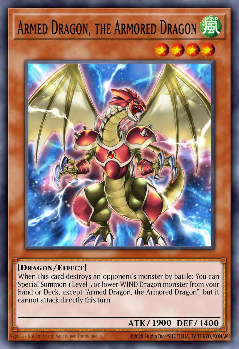 Armed Dragon, the Armored Dragon Yu-Gi-Oh card