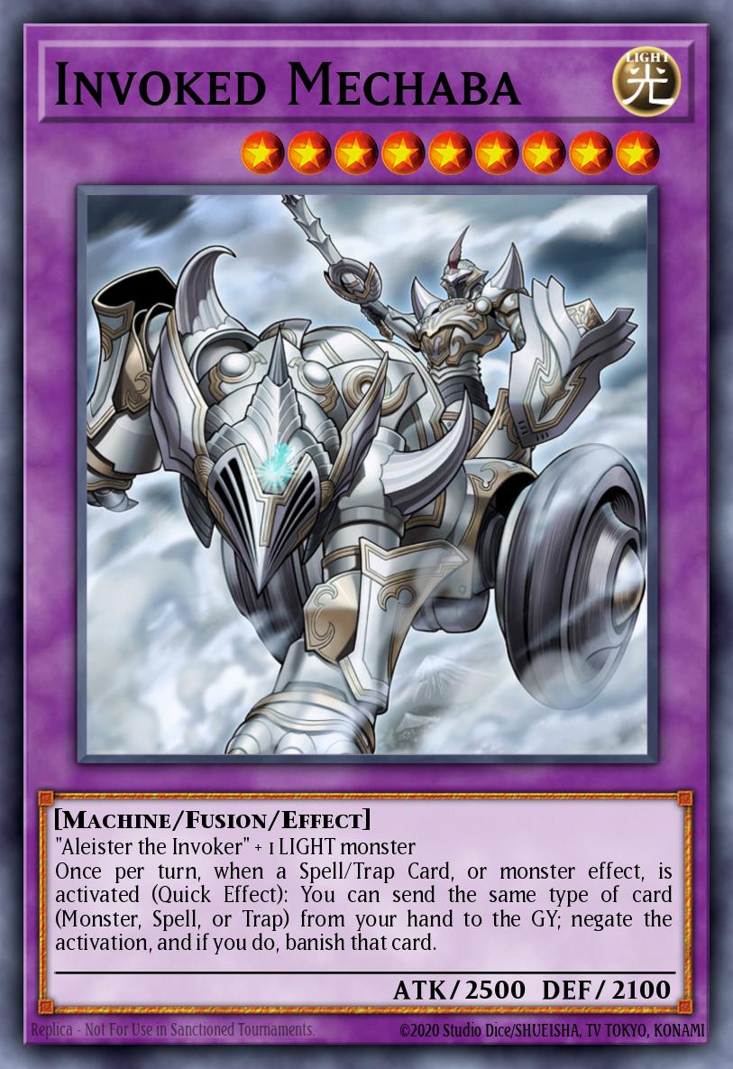 Invoked Mechaba Yu-Gi-Oh card