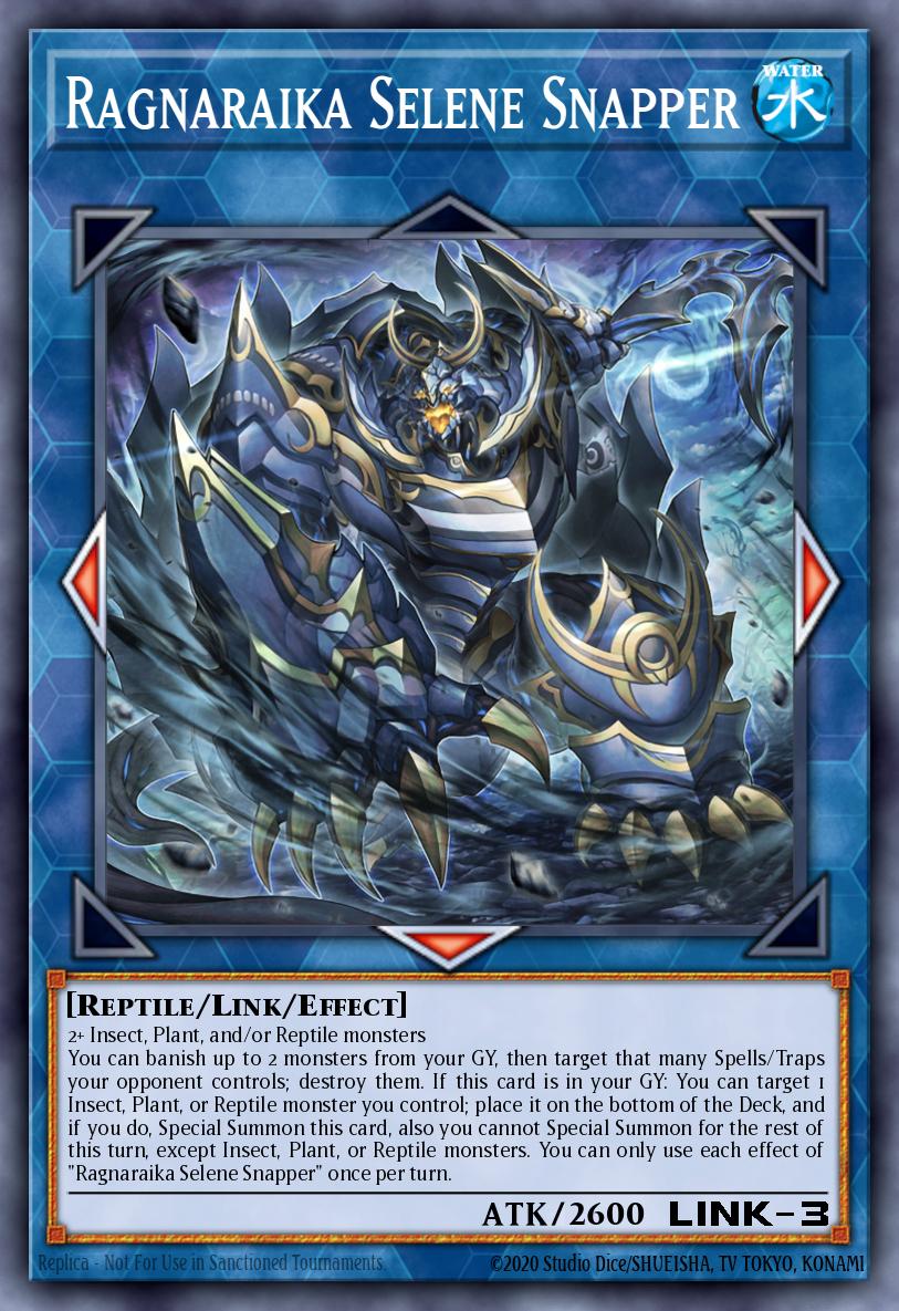 Ragnaraika Selene Snapper Yu-Gi-Oh card
