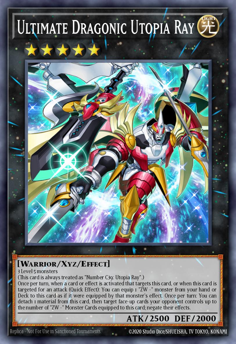 Ultimate Dragonic Utopia Ray Yu-Gi-Oh card