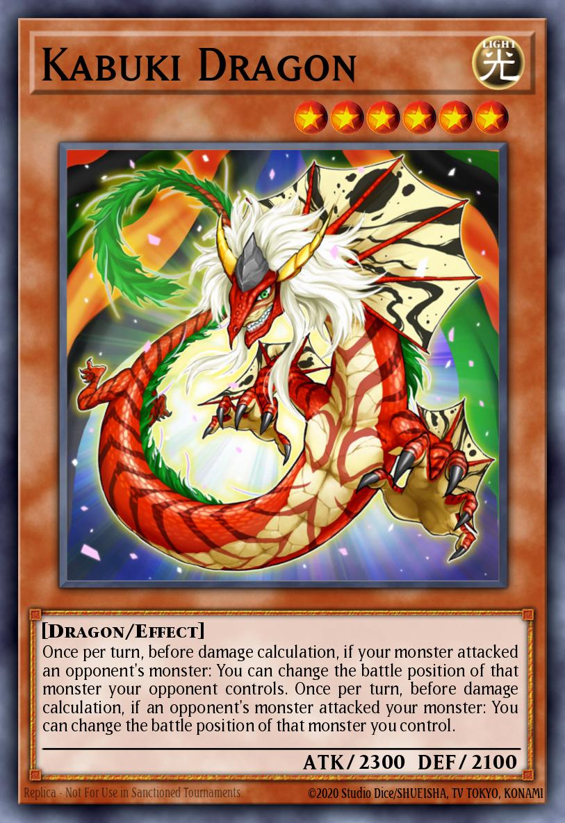 Kabuki Dragon Yu-Gi-Oh card