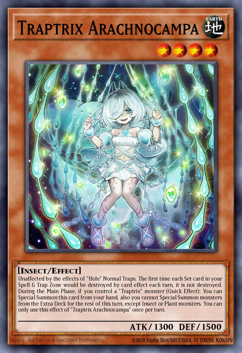Traptrix Arachnocampa Yu-Gi-Oh card