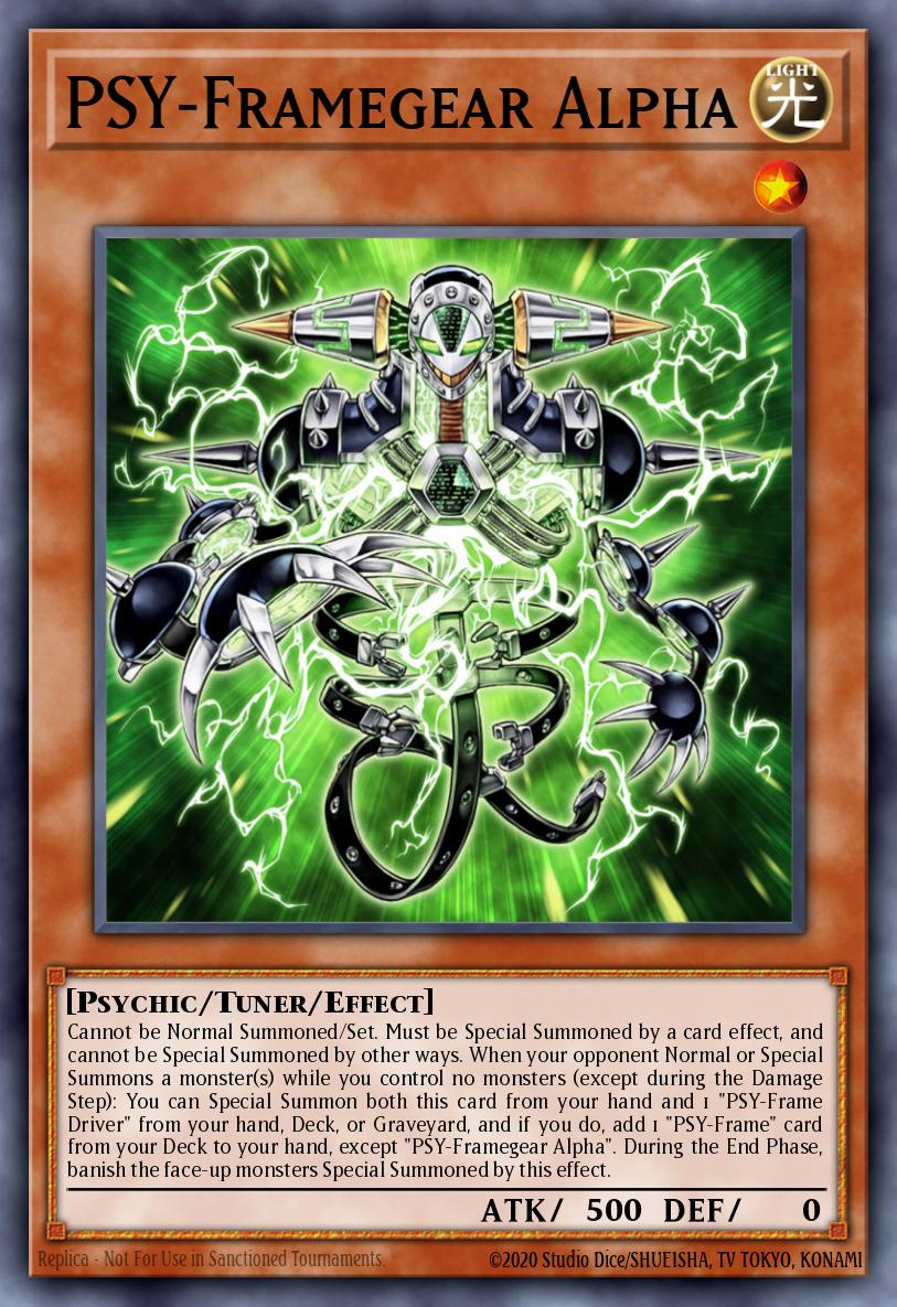 PSY-Framegear Alpha Yu-Gi-Oh card