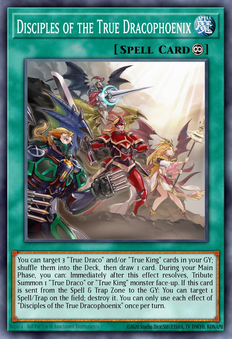 Disciples of the True Dracophoenix Yu-Gi-Oh card