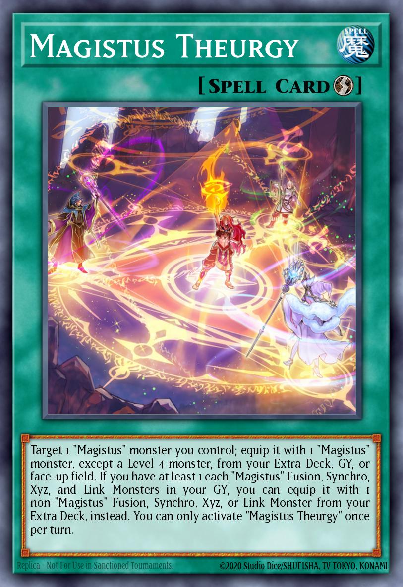 Magistus Theurgy Yu-Gi-Oh card