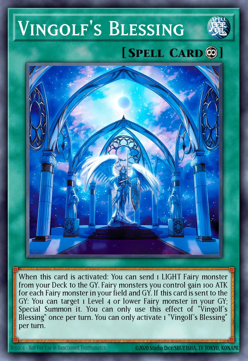 Vingolf's Blessing Yu-Gi-Oh card