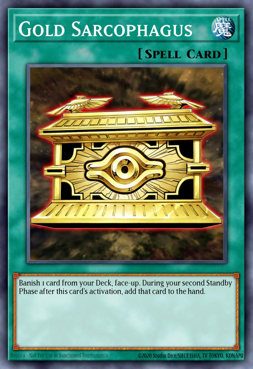 Gold Sarcophagus Yu-Gi-Oh card