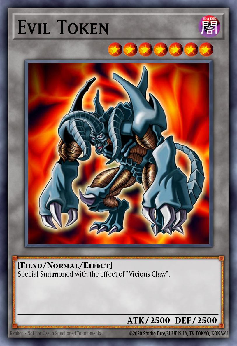 Evil Token Yu-Gi-Oh card