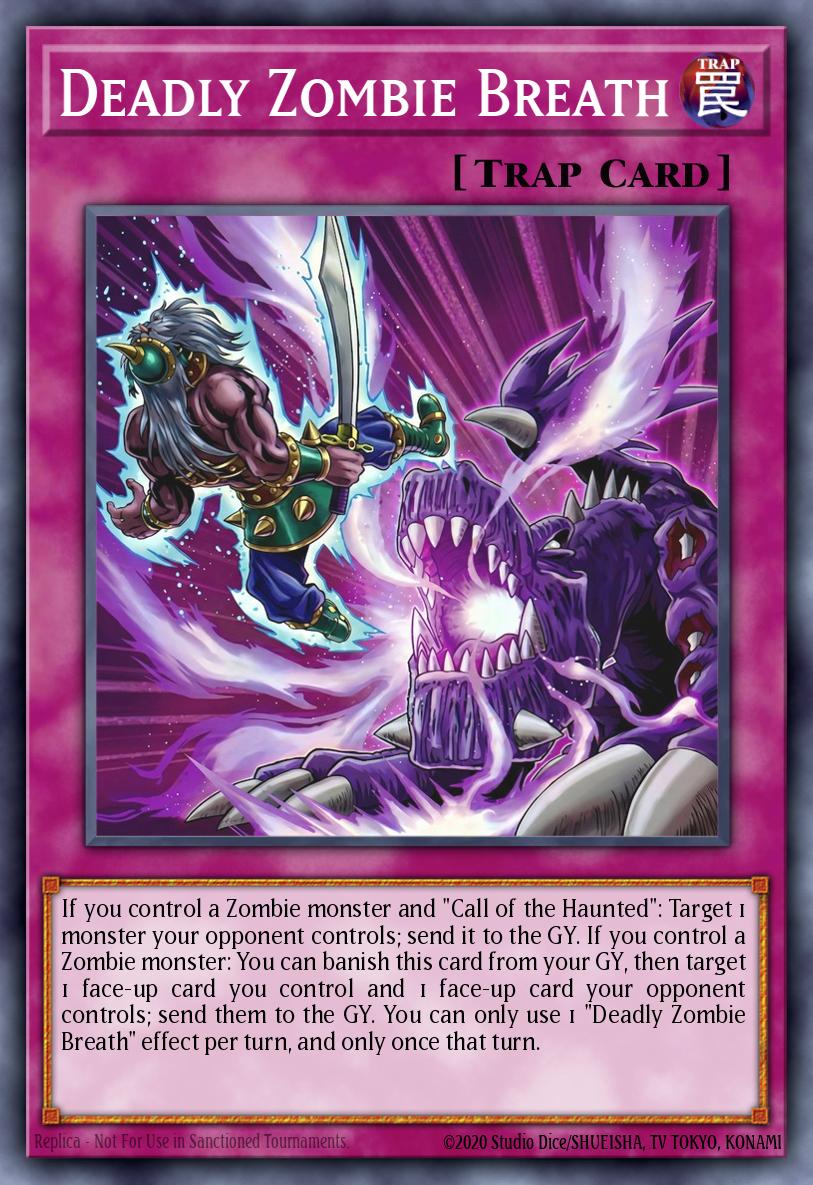 Deadly Zombie Breath Yu-Gi-Oh card