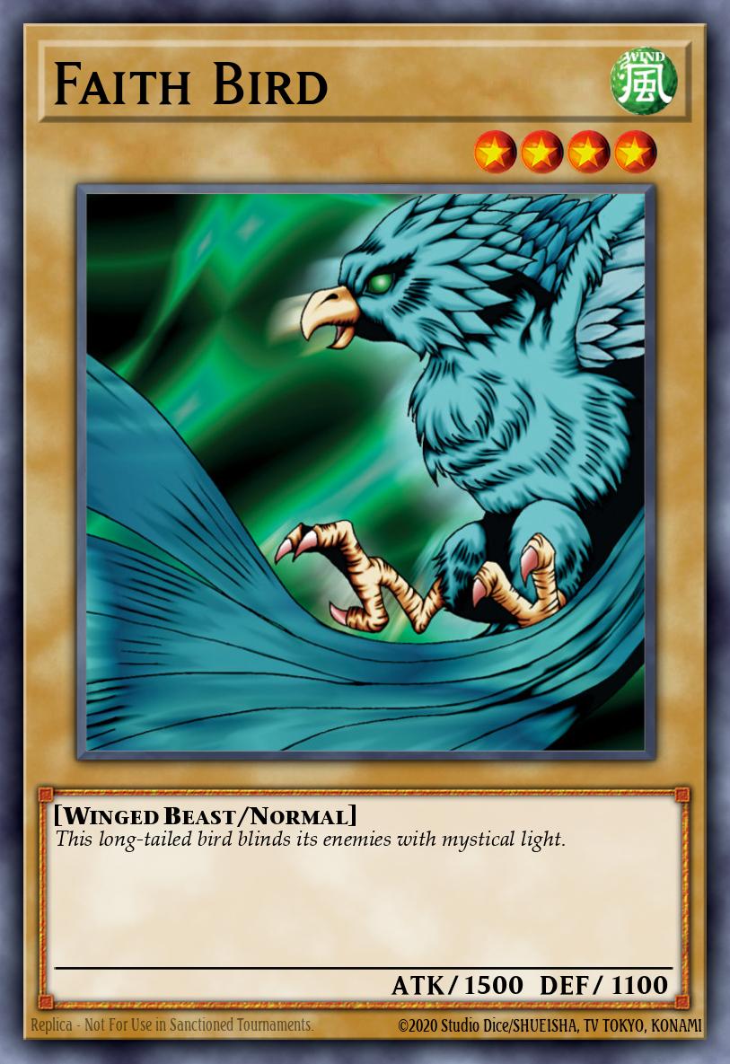 Faith Bird Yu-Gi-Oh card