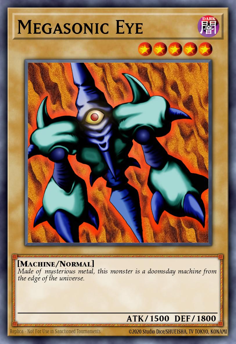 Megasonic Eye Yu-Gi-Oh card