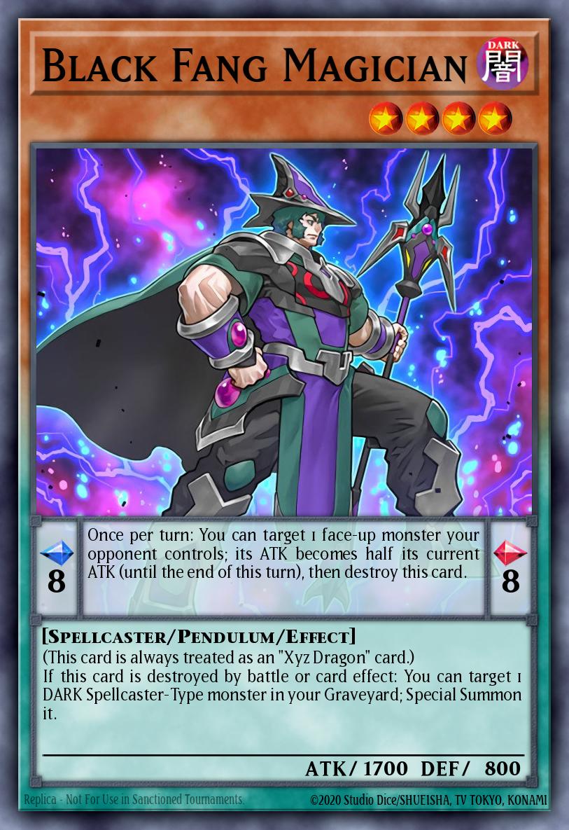 Black Fang Magician Yu-Gi-Oh card