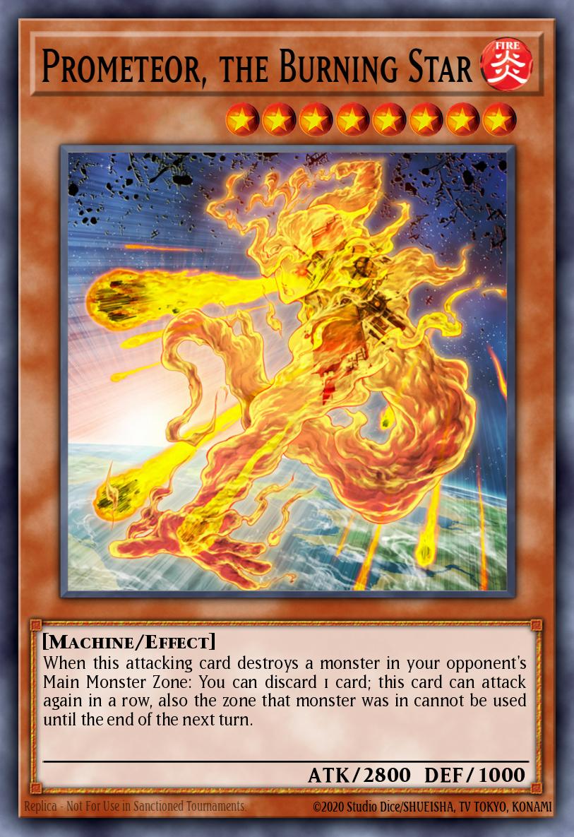 Prometeor, the Burning Star Yu-Gi-Oh card