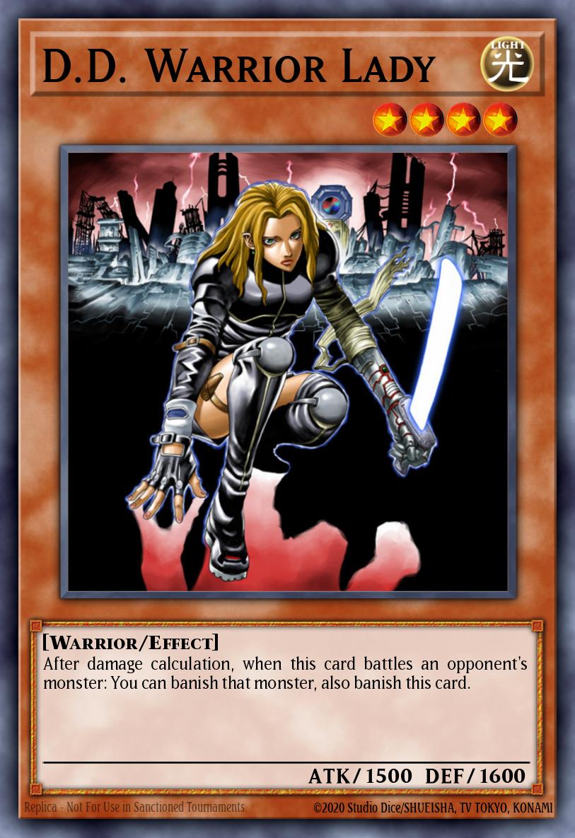 D.D. Warrior Lady Yu-Gi-Oh card