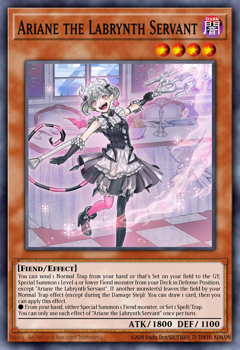 Ariane the Labrynth Servant Yu-Gi-Oh card