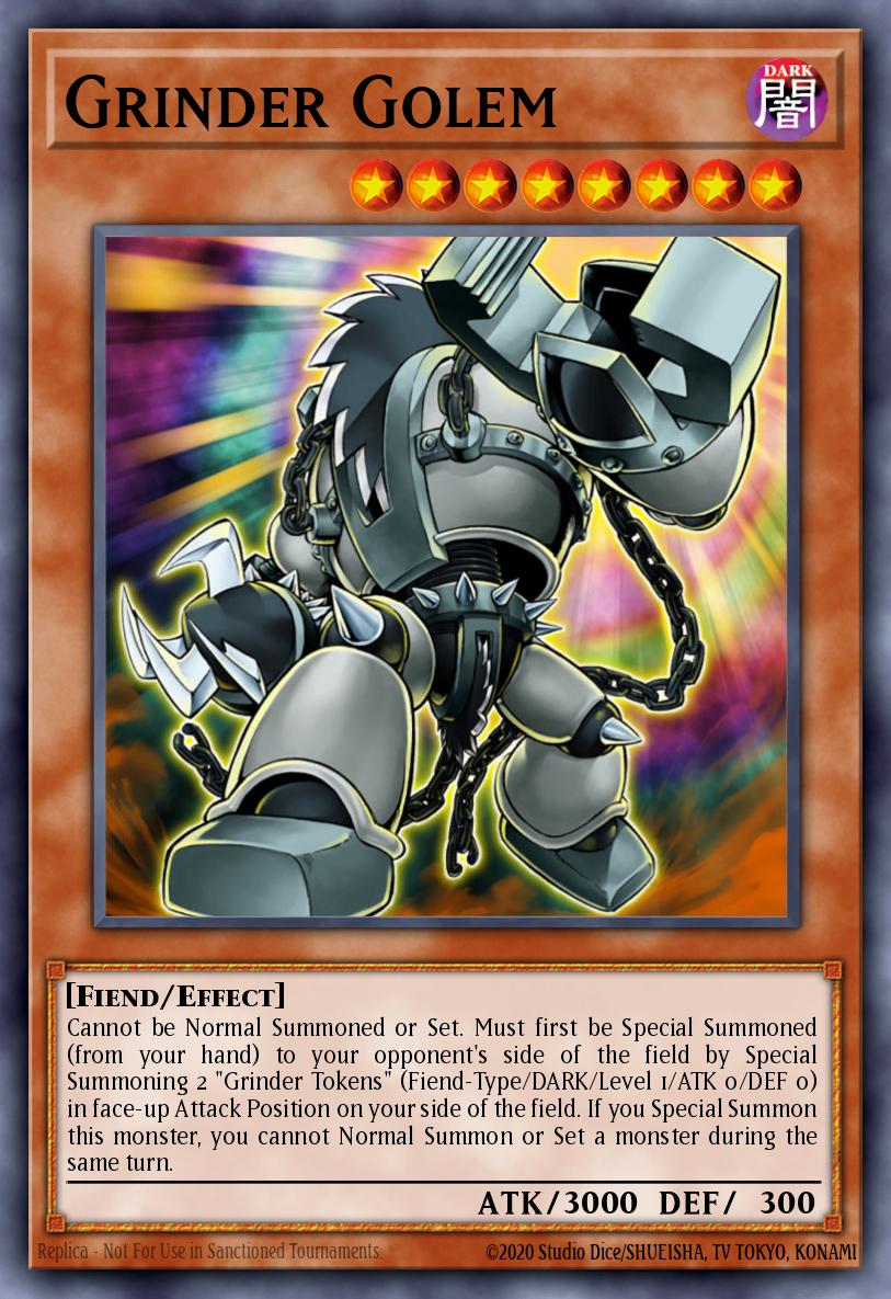 Grinder Golem Yu-Gi-Oh card