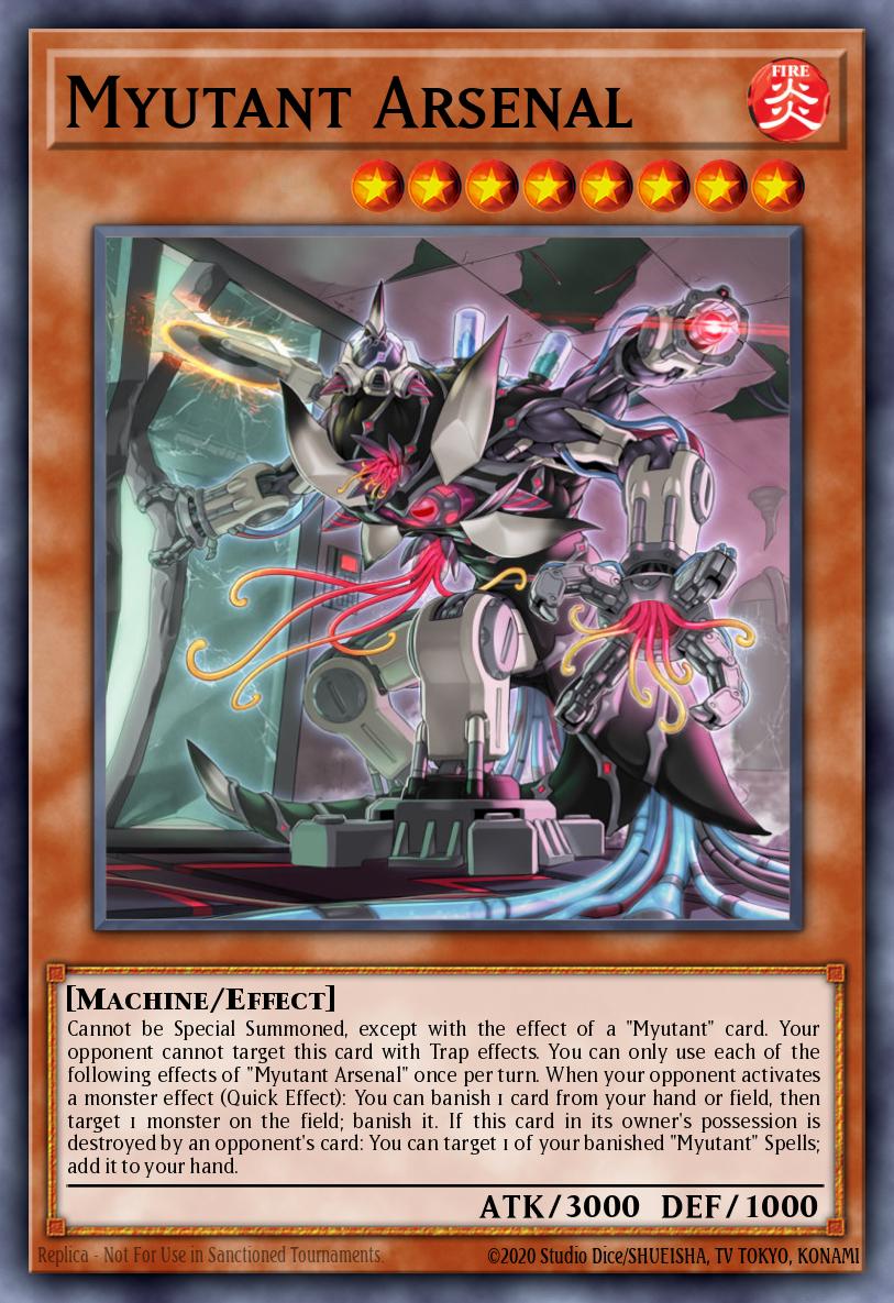 Myutant Arsenal Yu-Gi-Oh card