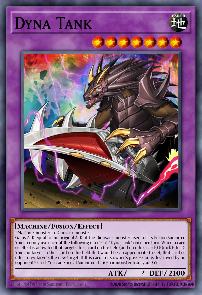 Dyna Tank Yu-Gi-Oh card