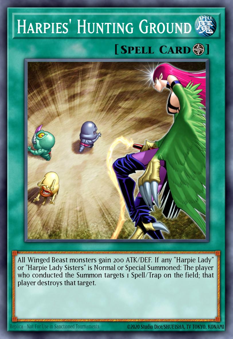 Harpies' Hunting Ground Yu-Gi-Oh card