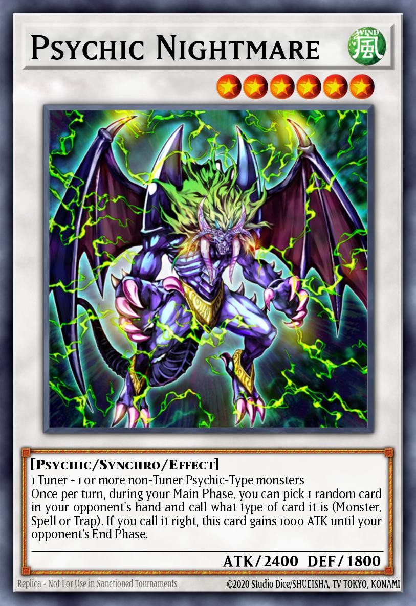 Psychic Nightmare Yu-Gi-Oh card