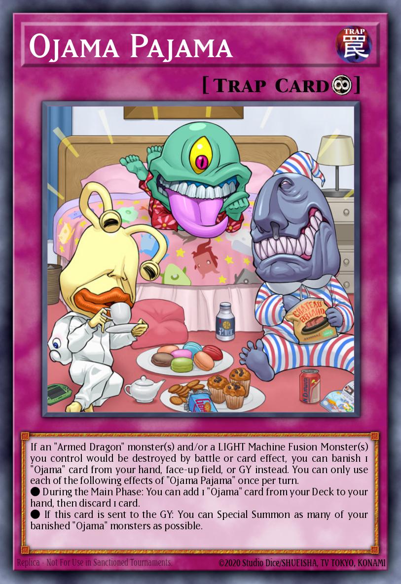 Ojama Pajama Yu-Gi-Oh card