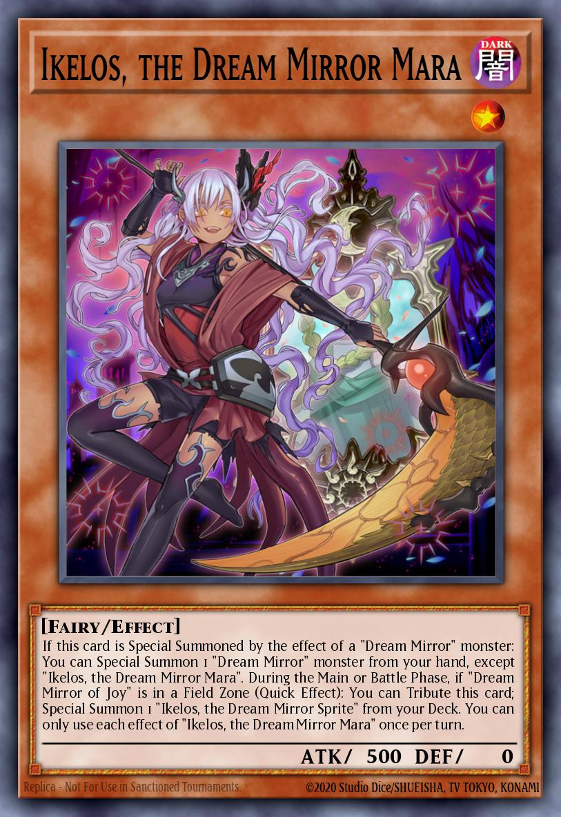 Ikelos, the Dream Mirror Mara Yu-Gi-Oh card