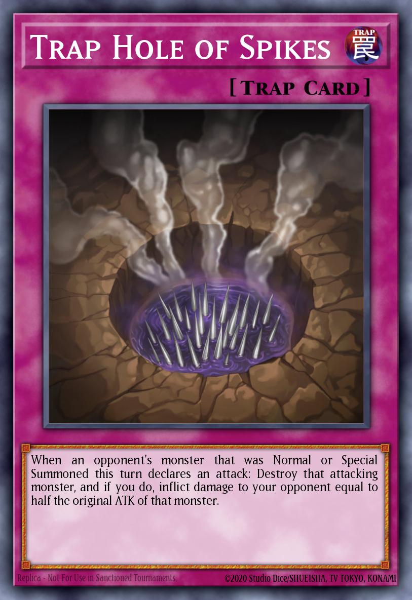 Trap Hole of Spikes Yu-Gi-Oh card
