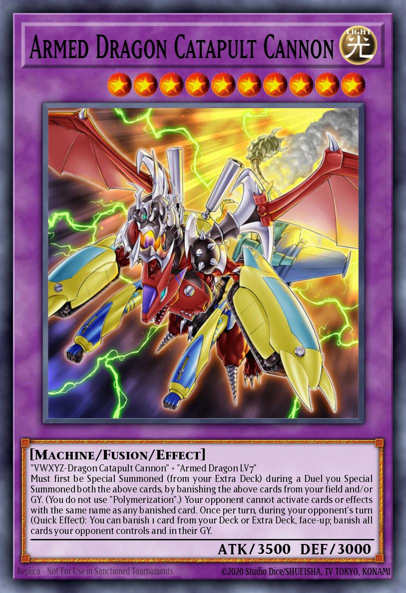 Armed Dragon Catapult Cannon Yu-Gi-Oh card