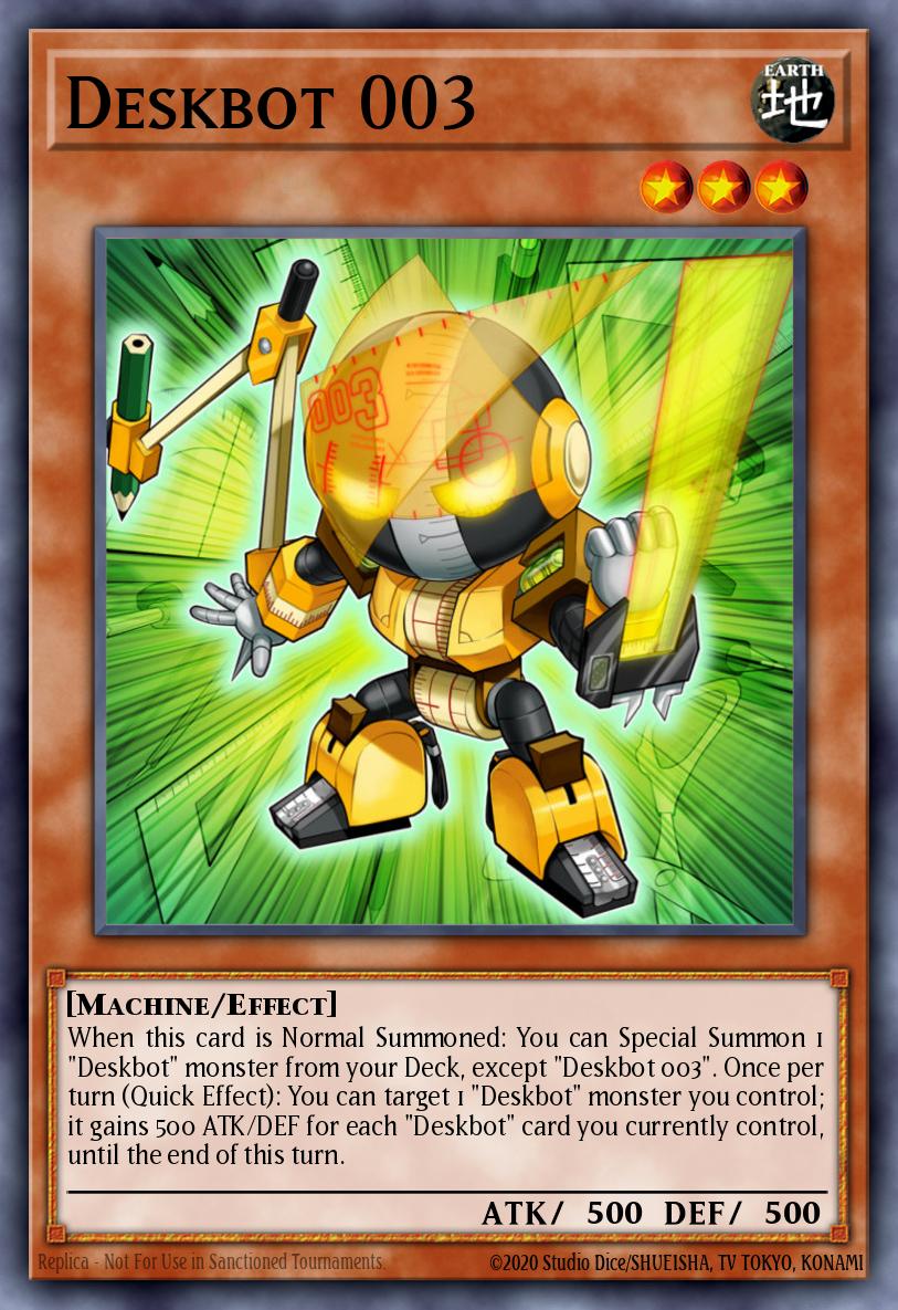 Deskbot 003 Yu-Gi-Oh card