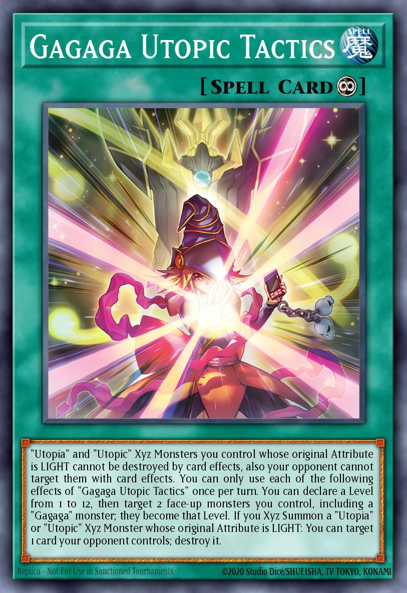 Gagaga Utopic Tactics Yu-Gi-Oh card