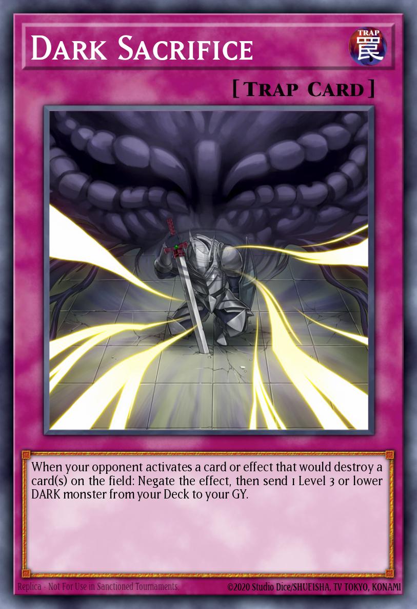 Dark Sacrifice Yu-Gi-Oh card