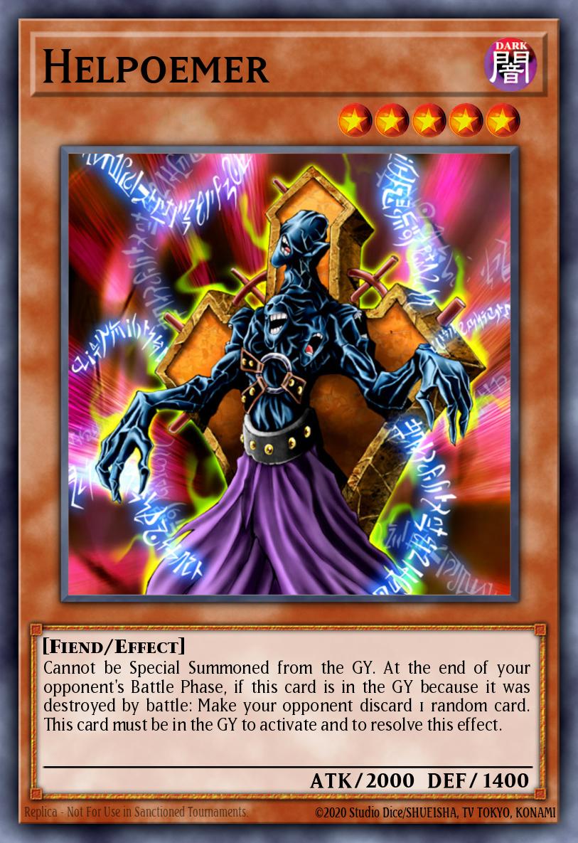 Helpoemer Yu-Gi-Oh card