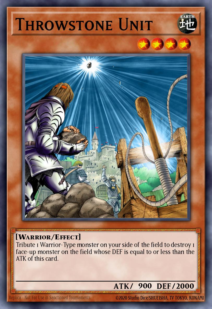 Throwstone Unit Yu-Gi-Oh card