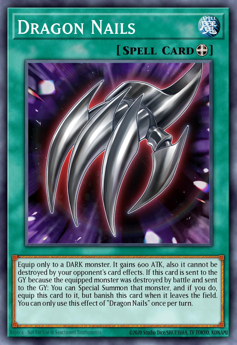 Dragon Nails Yu-Gi-Oh card