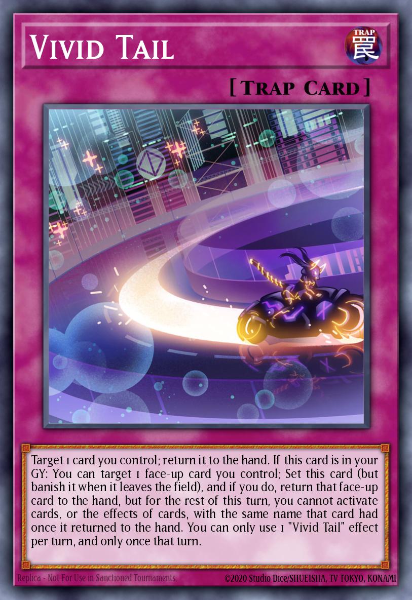 Vivid Tail Yu-Gi-Oh card