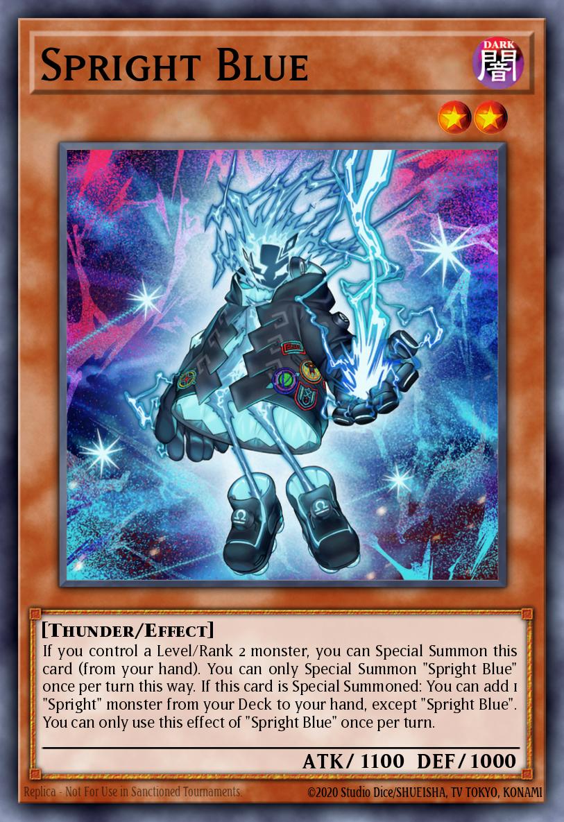 Spright Blue Yu-Gi-Oh card