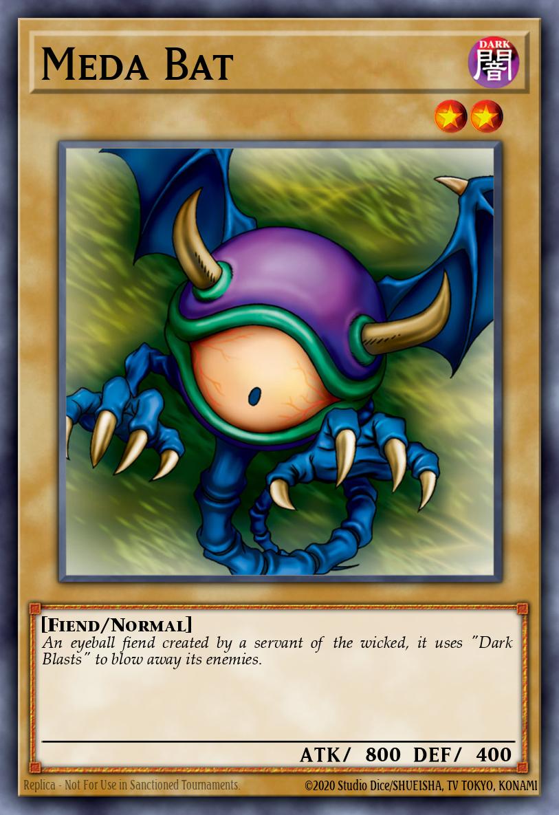 Meda Bat Yu-Gi-Oh card